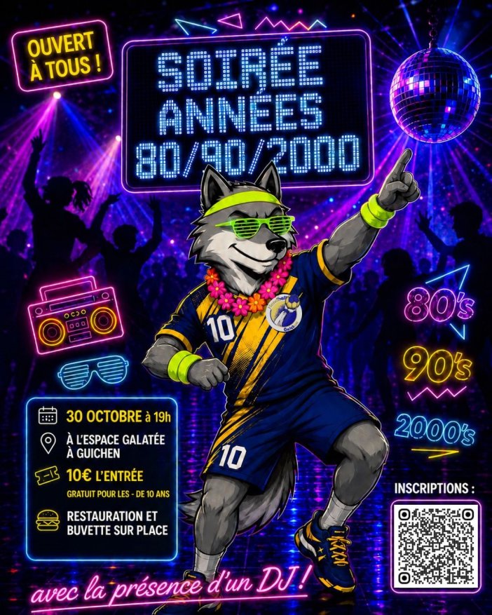 Soirée années 80/90/2000