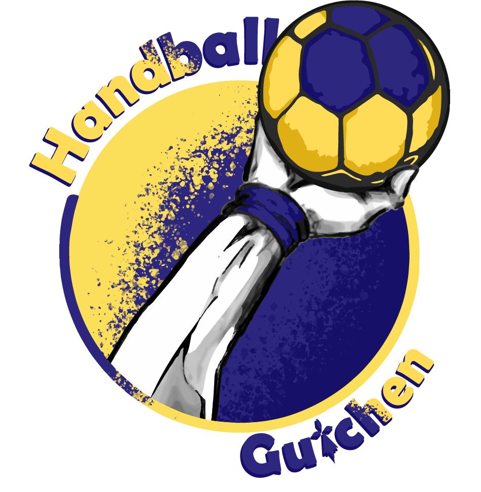 Handball vector sign logo. Abstract colorful silhouette of player Handball  logo team template Stock Vector Image & Art - Alamy